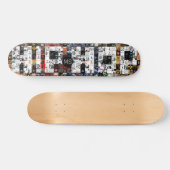Hip-Hop-Design Skateboard (Horizontaal)