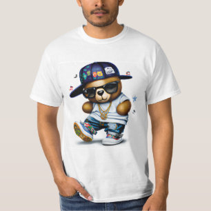hip hop, dier, bird, cool, rap, funny, cartoon; t-shirt