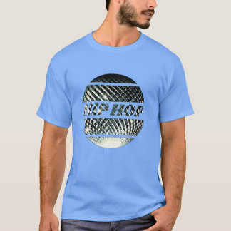 Hip hop discobal in platina zilveren jongen t-shirt