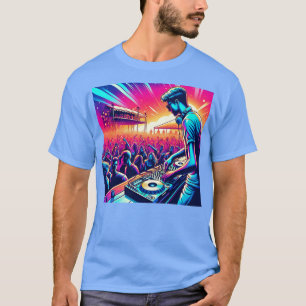 Hip Hop DJ Retro Album Bronx Party Collect T-shirt