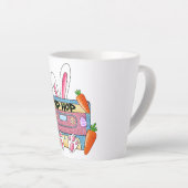 Hip-Hop Easter Bunny Mixtape – Retro Cassette Latte Mok (Rechterhoek)