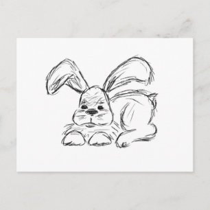 Hip Hop, een Bunny Rabbit Briefkaart