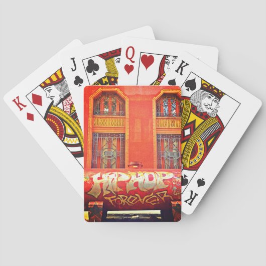 Hip Hop Forever Speelkaarten door Tamara Diaz Art (Achterkant)