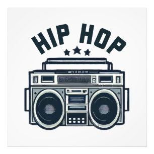 Hip hop foto afdruk