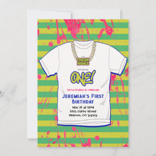 Hip Hop Fresh Eerste Verjaardag Kaart
