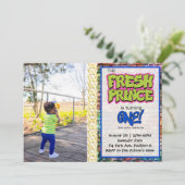 Hip Hop Fresh One met foto Verjaardag Kaart (Staand voorkant)