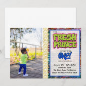 Hip Hop Fresh One met foto Verjaardag Kaart (Voorkant / Achterkant)