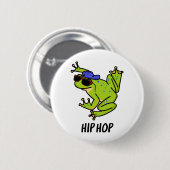 Hip Hop Funny Hopping Frog Pun Ronde Button 5,7 Cm (Voorkant /achterkant)