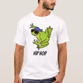 Hip Hop Funny Hopping Frog Pun T-shirt (Voorkant)
