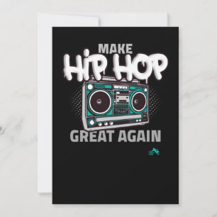 Hip Hop Gift   Maak Hip Hop weer geweldig Feestdagenkaart