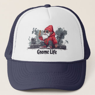 Hip Hop Gnome Illustratie - Gnome Life Trucker Pet