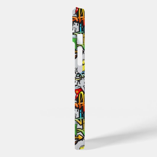 Hip Hop Graffiti aangepast monogram Case-Mate iPhone Case (Achterkant / Links)