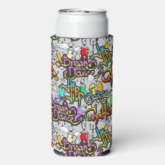 Hip Hop Graffiti, aangepaste naam (Seltzer Achterkant)