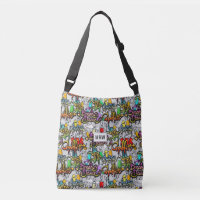Hip Hop Graffiti custom monogram tassen