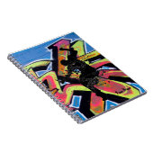 Hip Hop Graffiti Dancer Persoonlijk Notitieboek (Rechterzijde)