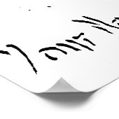 Hip Hop Graffiti Dancer Persoonlijk Poster (Hoek)