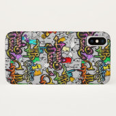 Hip Hop Graffiti-telefoongevallen Case-Mate iPhone Case (Achterkant (horizontaal))