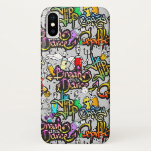 Hip Hop Graffiti-telefoongevallen iPhone X Hoesje