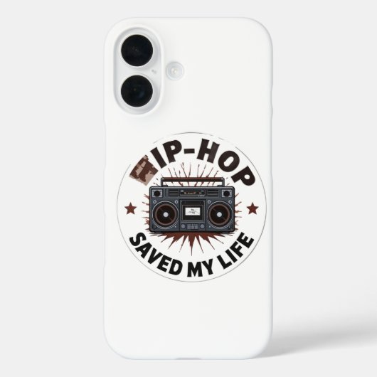 Hip-Hop Heeft Mijn Leven Gered Case-Mate iPhone Case (Achterkant)