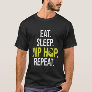 Hip Hop Herhaling Oude School Hip Hop Rapper Danse T-shirt