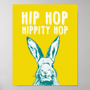 Hip hop Hippity Hop Rabbit   Poster Art Imprimer 8