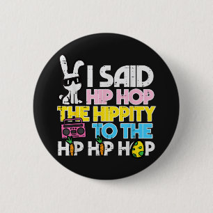 Hip Hop Hippity Paashaas Ronde Button 5,7 Cm