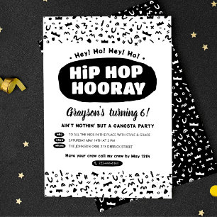 Hip Hop Hooray Birthday, 90 jaar oude school Rap L Kaart