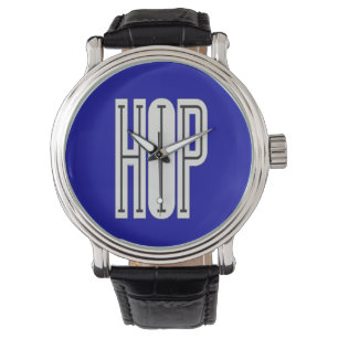 Hip Hop Horloge (blauw)