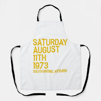 Hip Hop is geboren zaterdag, aug 11, 1973, 50 jaar Schort