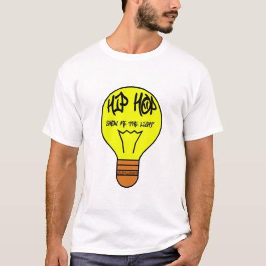 hip hop is het licht t-shirt (Voorkant)