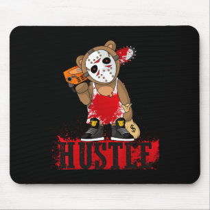 Hip Hop Lover Hockey Mask Teddy Bear Fun Entrepren Muismat