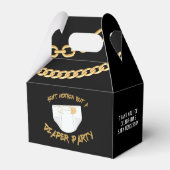 Hip Hop Luier Party Dank je Bedankdoosjes (Achterkant)