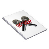 Hip Hop - mc rap dj rap turntable mic graffiti r&b Notitieboek (Rechterzijde)