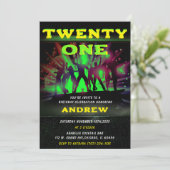 Hip hop Modèle Invitation d'anniversaire (Debout devant)