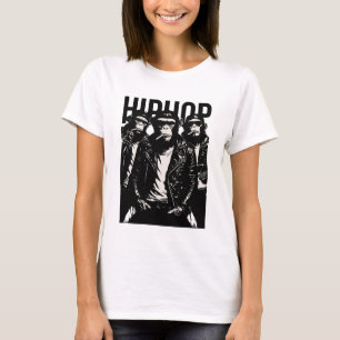 Hip Hop Monkeys Band T-shirt