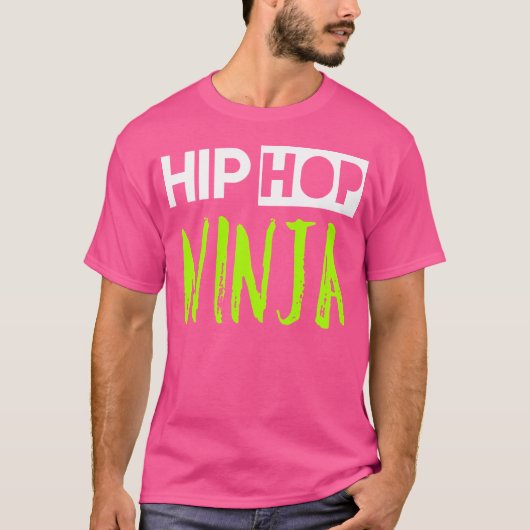 Hip hop Ninja Dance Ls Tshirt (Devant)