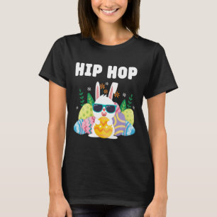 Hip Hop Paashaas Gelukkige Paasdag Vrouwen T-shirt