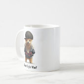 Hip hop Pomeranian Thug Café Mug (Devant gauche)