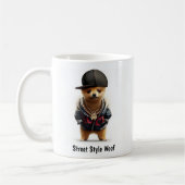 Hip hop Pomeranian Thug Café Mug (Gauche)