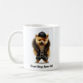 Hip hop Pomeranian Thug Café Mug (Gauche)