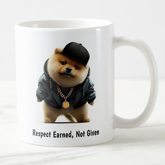 Hip hop Pomeranian Thug Café Mug