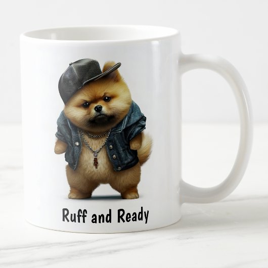 Hip hop Pomeranian Thug Café Mug