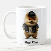 Hip hop Pomeranian Thug Café Mug