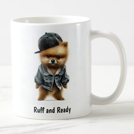 Hip hop Pomeranian Thug Café Mug