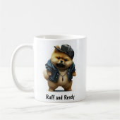 Hip hop Pomeranian Thug Café Mug (Gauche)