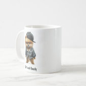 Hip hop Pomeranian Thug Café Mug (Devant gauche)