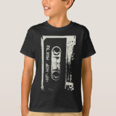Hip Hop Rap Mixtape Cassette DJ Retro 90's T-shirt (Voorkant)