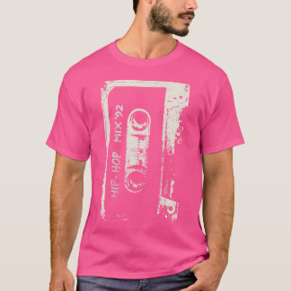 Hip Hop Rap Mixtape Cassette DJ Retro 90S T-shirt