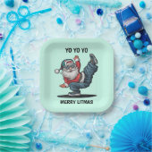 Hip Hop Sinterklaas Papieren Bordje (Feest)