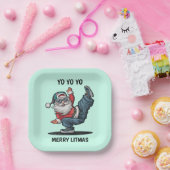 Hip Hop Sinterklaas Papieren Bordje (Feest)